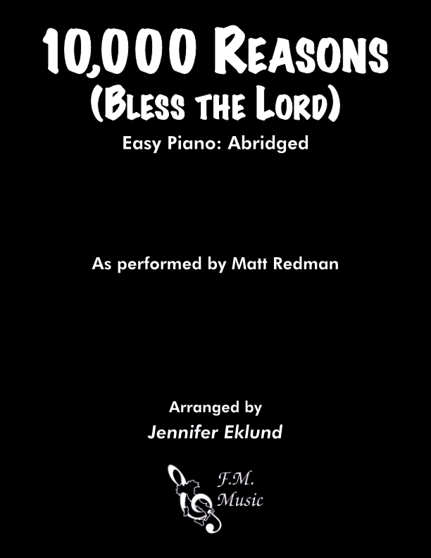 10,000 Reasons (Bless The Lord) (Easy Piano)